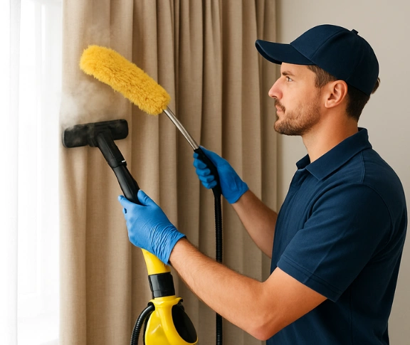 Trusted drapes cleaning technician Matty Curtain Cleaning meadowbank-nsw QLD