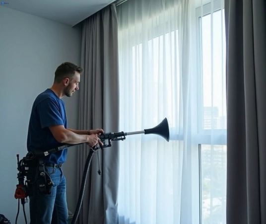 Professional drapes cleaning process tools Matty Curtain Cleaning meadowbank-nsw